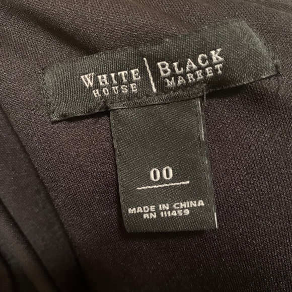Black cocktail dress- White House Black Market - Picture 2 of 2